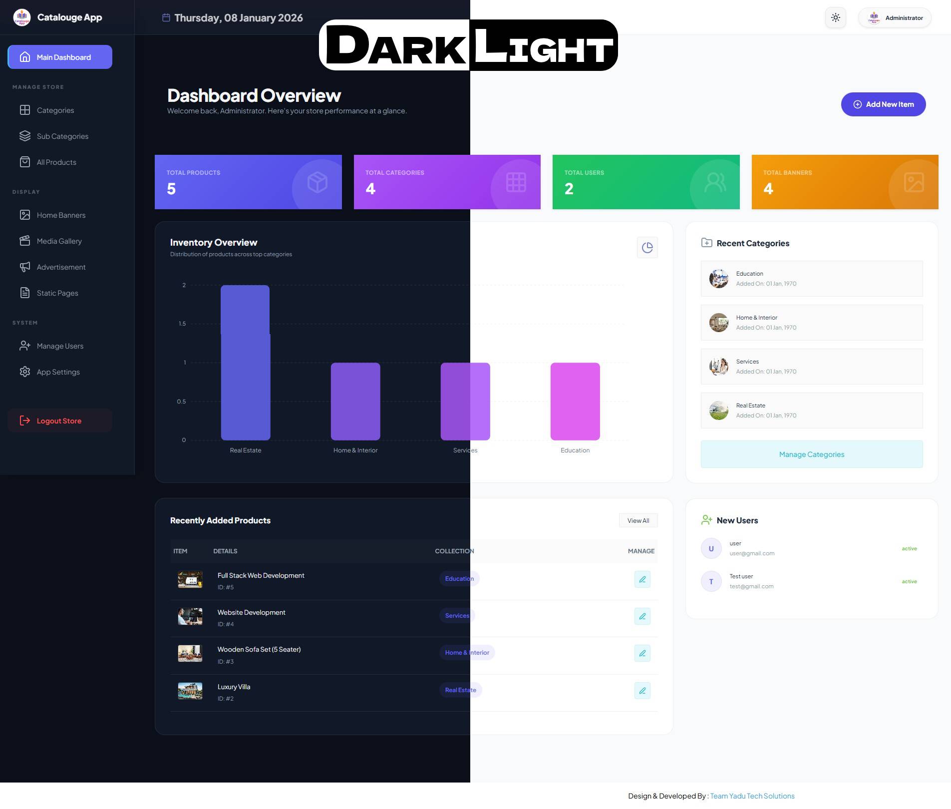Multipurpose Digital Catalogue Android & iOS App with Website and Admin Panel V2.0