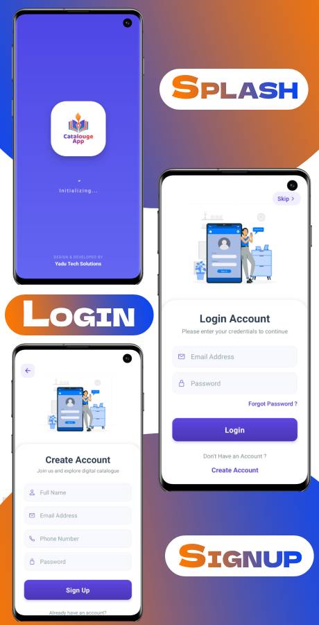 Multipurpose Digital Catalogue Android & iOS App with Website and Admin Panel V2.0