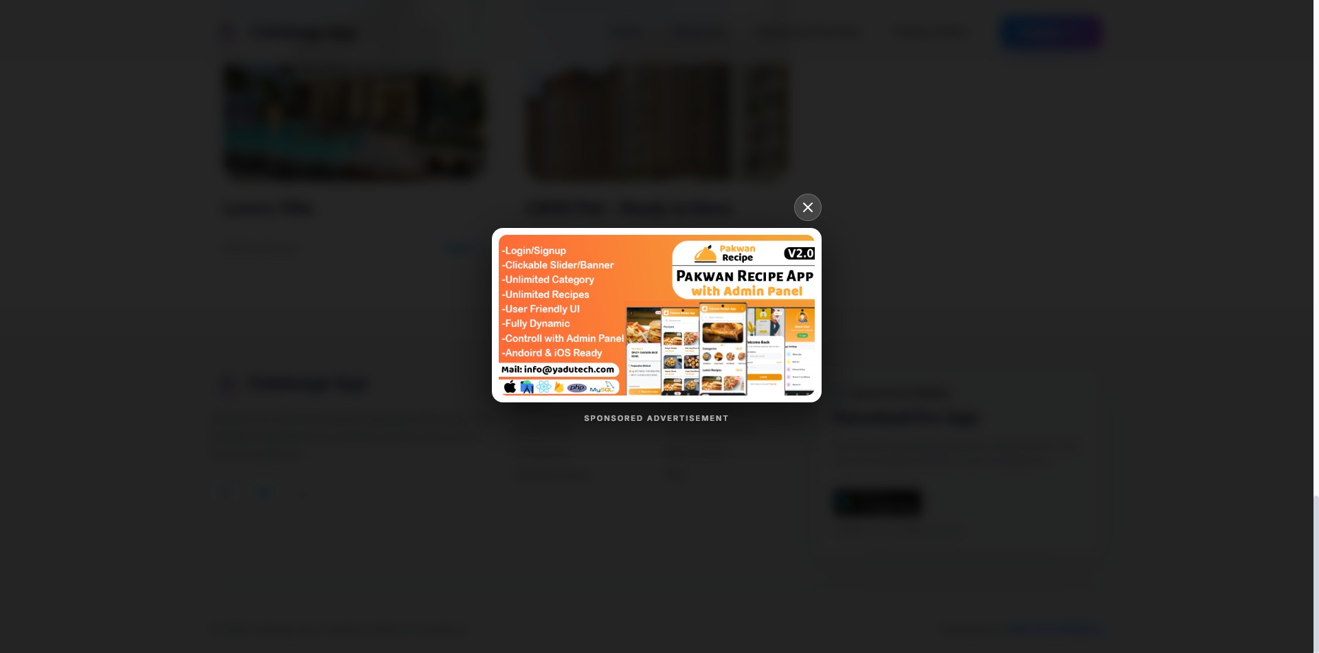 Multipurpose Digital Catalogue Android & iOS App with Website and Admin Panel V2.0