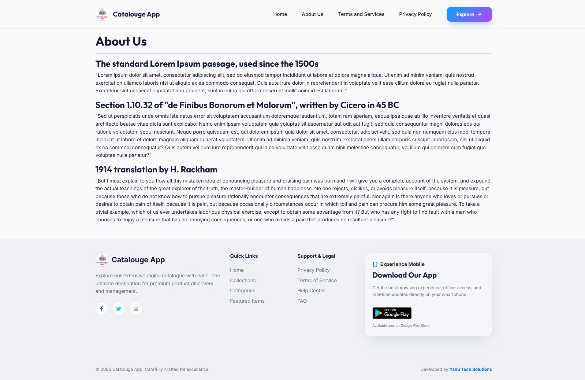 Multipurpose Digital Catalogue Android & iOS App with Website and Admin Panel V2.0