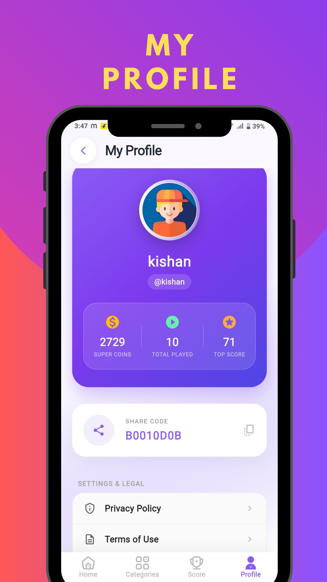 YonoQuiz – Fun Quiz & Trivia Game Full Application with Powerful Admin Panel